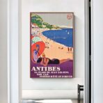 vintage poster antibes
