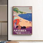 vintage poster antibes