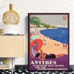 vintage poster antibes
