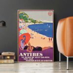 vintage poster antibes