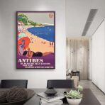 vintage poster antibes