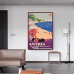 vintage poster antibes
