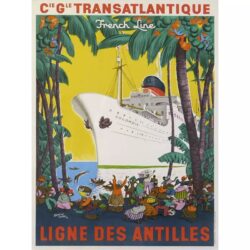 vintage antilles poster