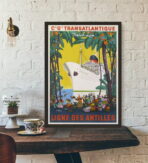 vintage antilles poster