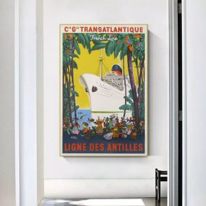 vintage antilles poster