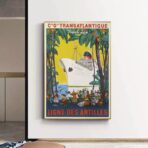 vintage antilles poster