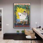 vintage antilles poster
