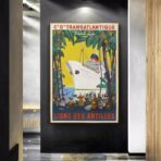 vintage antilles poster