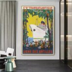 vintage antilles poster