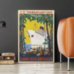 vintage antilles poster