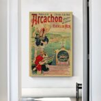 vintage poster arcachon