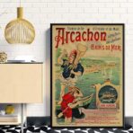 vintage poster arcachon