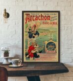 vintage poster arcachon