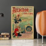 vintage poster arcachon