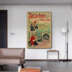 vintage poster arcachon