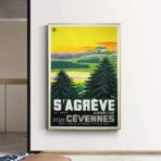 vintage ardeche poster