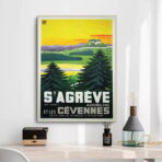 vintage ardeche poster