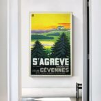 vintage ardeche poster