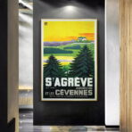 vintage ardeche poster