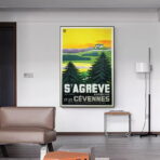 vintage ardeche poster