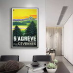 vintage ardeche poster