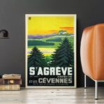 vintage ardeche poster