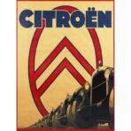 vintage automobile poster
