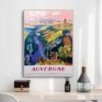 vintage auvergne poster
