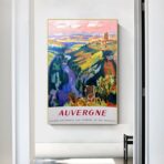 vintage auvergne poster