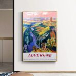 vintage auvergne poster