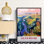 vintage auvergne poster