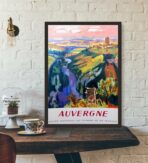 vintage auvergne poster