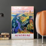 vintage auvergne poster