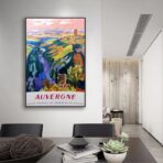 vintage auvergne poster