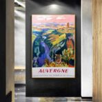 vintage auvergne poster