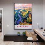 vintage auvergne poster