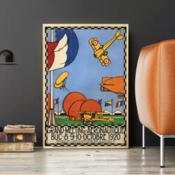 vintage aviation poster