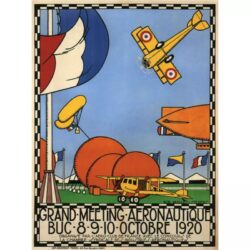 vintage aviation poster