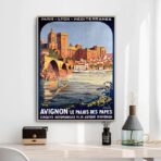 vintage poster avignon