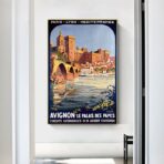 vintage poster avignon