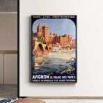 vintage poster avignon