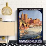 vintage poster avignon