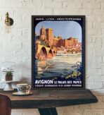 vintage poster avignon