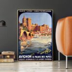 vintage poster avignon