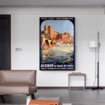 vintage poster avignon