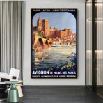 vintage poster avignon