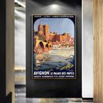 vintage poster avignon