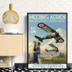 vintage plane poster