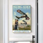 vintage plane poster
