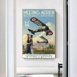 vintage plane poster
